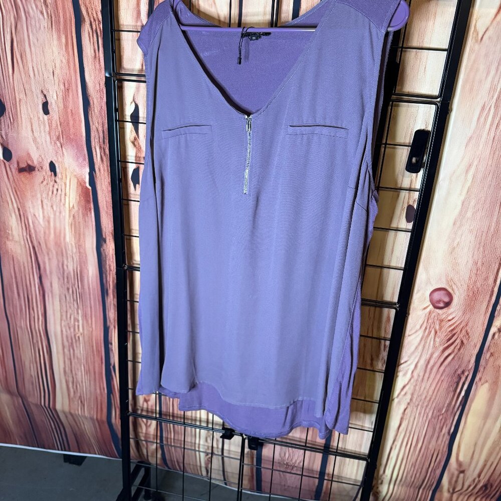 Papermoon - Bighton Zip Tank - Lavender - 3x